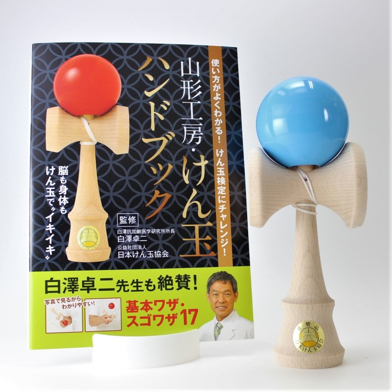 【ふるさと納税】福祉けん玉「大晴」水色_F116