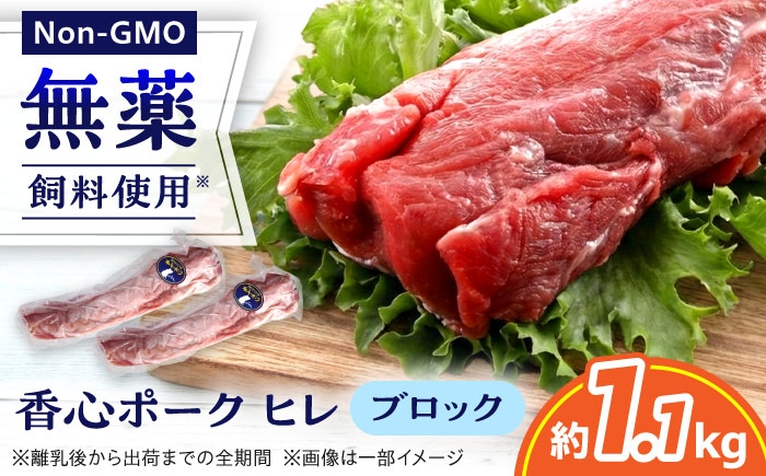 
                  『香心ポーク』ヒレ ブロック 2本（約1.1kg）豚肉 冷凍 熊本県産 【有限会社 コーシン】豚肉 豚 ポーク ヒレ肉 フィレ 熊本 熊本県 九州 冷凍 ブロック 肉 にく ヘルシー とんかつ カツ 揚げ物 料理 [AYCK015]
                