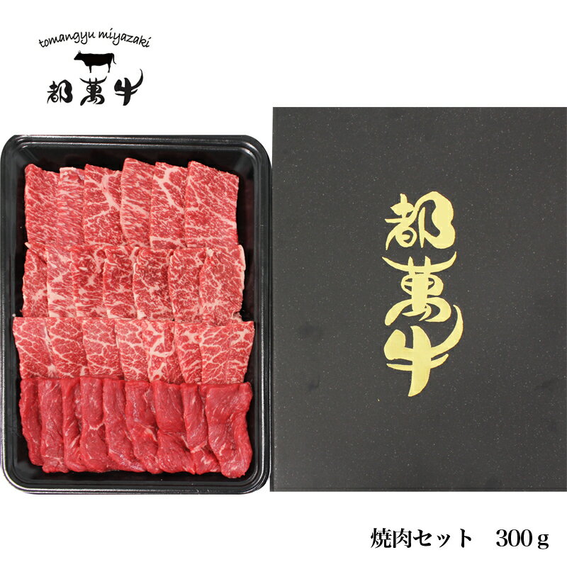 【ふるさと納税】都萬牛 焼肉セット300g ふるさと納税 黒毛和牛 焼肉 国産 牛肉 宮崎 国産牛