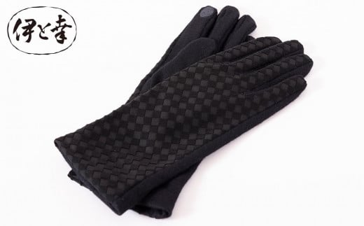 
            【伊と幸】《白生地の老舗が贈る》輪奈天鵞絨　極上絹手袋-wana veludo gloves-［ 京都 老舗 絹織物 人気 おすすめ 刺繍 和 ファッション ギフト お取り寄せ 通販 送料無料 ふるさと納税 ］
          