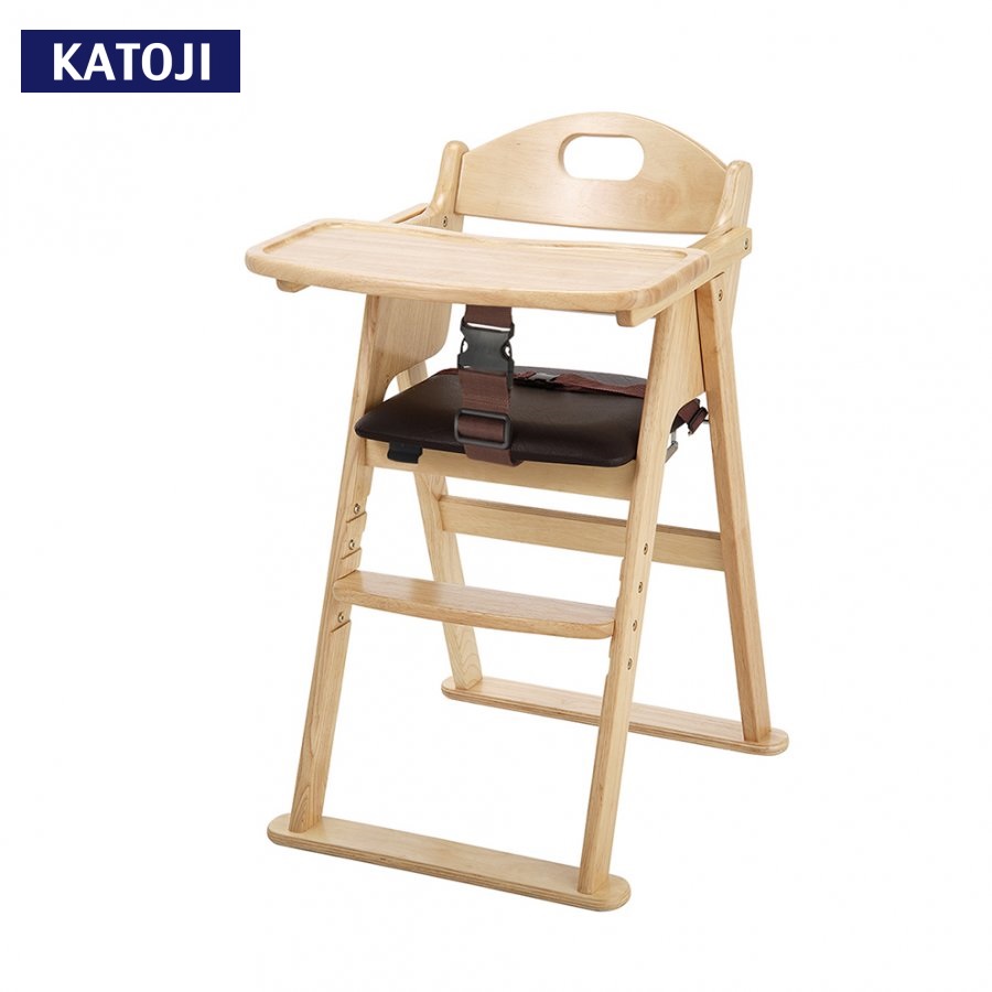 木製ワイドハイチェアステップ切り替え（ナチュラル）