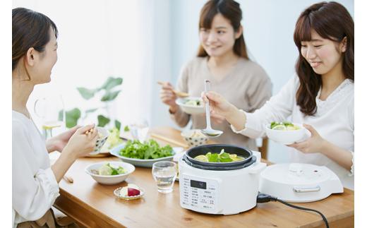 電気圧力鍋 2.2L PC-MA2-W ホワイト