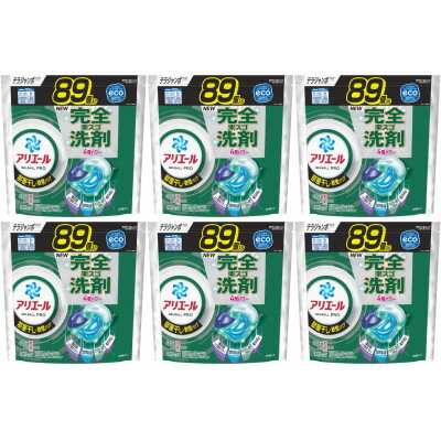 【ふるさと納税】P&G アリエールジェルボールプロ 部屋干し用 つめかえ テラジャンボサイズ(89個入り)×6個【1669238】