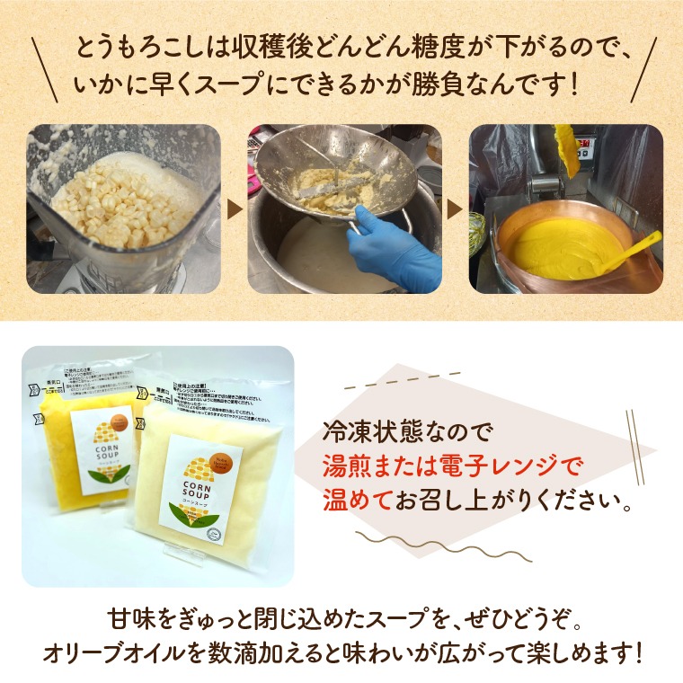 540023 はるきちオーガニックファームの野菜スープ６個セット(5種類)（150g×1）（じゃがいも、かぼちゃ、にんじん、さつまいも、とうもろこし）