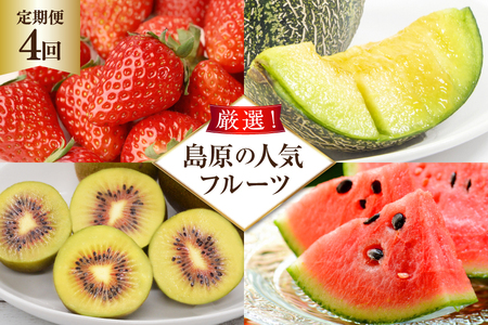 CG083 フルーツ 定期便 全4回 [ 長崎県 島原市 ]