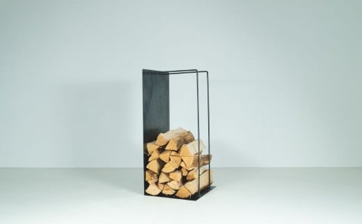 WOOD STOCKER 家具 ラック 棚  薪 ストッカー 薪棚 薪ラック アイアン スチール アンティーク レトロ インテリア モダン シンプル スタイリッシュ 鉄製 佐久間工業 SIKAKU 岐阜県 大垣市