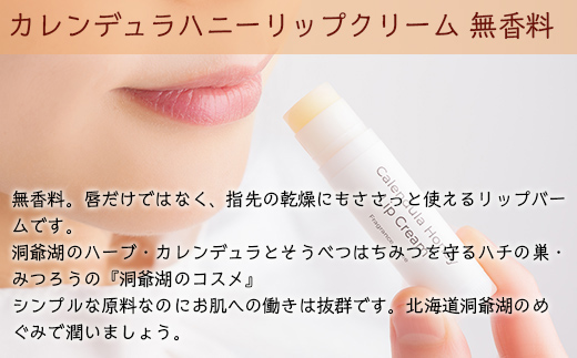 カレンデュラバーム1個（Dream）とリップクリーム1本（無香料）のセット SBTX011-1