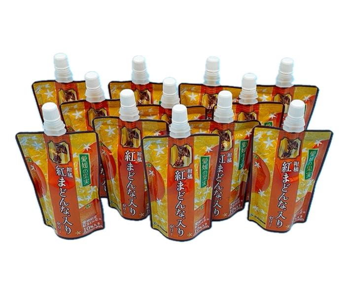 みかん 愛媛 柑橘ゼリー詰合せセット（紅まどんな、みかん、伊予柑） 愛媛の果実 人気 数量限定 柑橘 伊予市｜B261