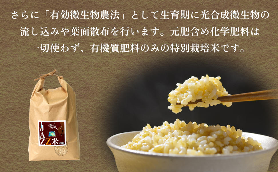 原農園 JAZZ米 (玄米) ４kg JAZZ米 JAZZ 玄米 原農園 米 銘柄米 き