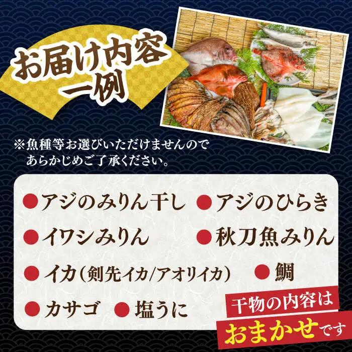 旬の干物 おまかせ詰め合わせ《松》（カマス・アカハタ・鯛など）[JDR003]