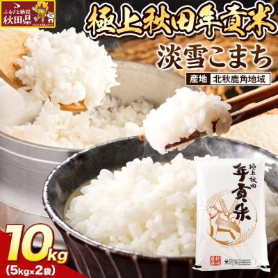 ふるさと納税 秋田県 米 極上秋田年貢米  淡雪こまち 北秋鹿角地域 10kg |25_jst-031001a