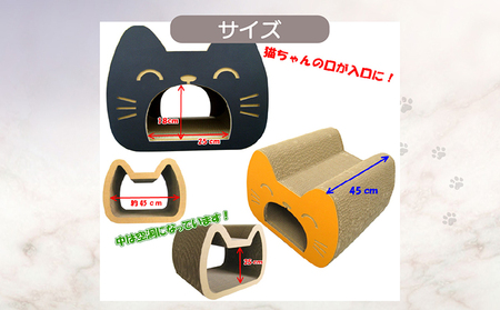 猫の爪とぎ　ロングトンネル（カラー：ナチュラル） 猫 ねこ ネコ キャット cat 爪とぎ ダンボール 段ボール 写真映え トンネル 丈夫 クラフト かわいい 猫の運動 日本製 国産 おもちゃ ペット