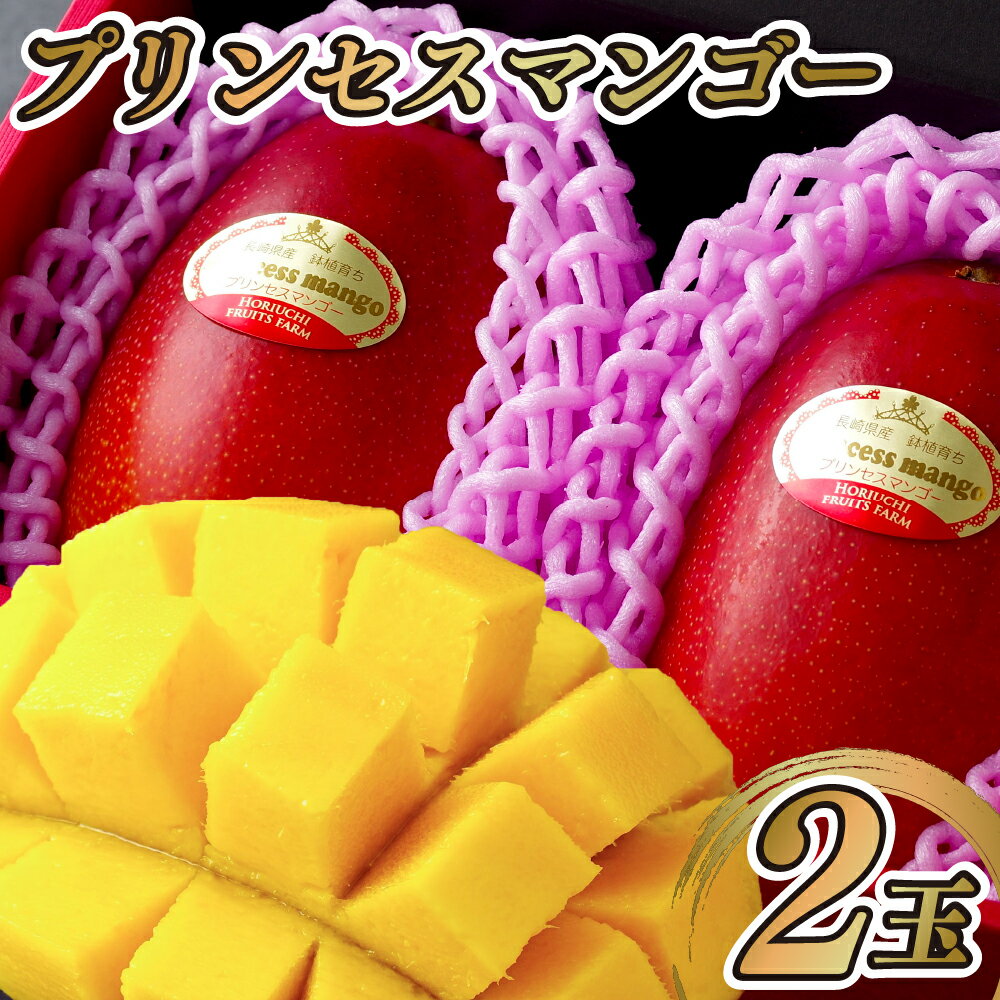 【ふるさと納税】 【 先行予約 】 完熟 プリンセスマンゴー 生果実 ( 2L) 2玉 産地直送 ブランドフルーツ マンゴー 新鮮 フレッシュ 果物 贈答 ギフト 化粧箱入 フルーツ 果物 果実 長崎県 佐世保市