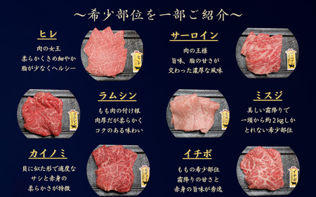 【黒毛和牛 希少部位入 焼肉セット】6種盛 600g  焼肉セット