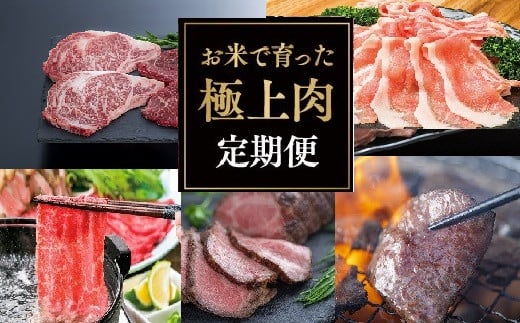 
お米で育った肉のバラエティ定期便（毎月発送・計5回）
