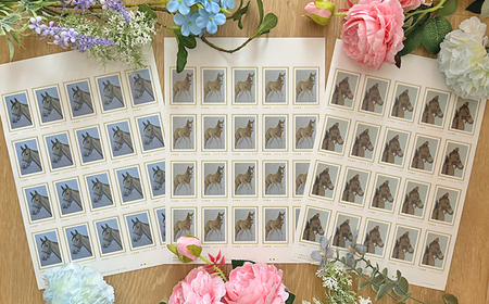 馬の切手3種セット [BIBN003] 切手 競馬