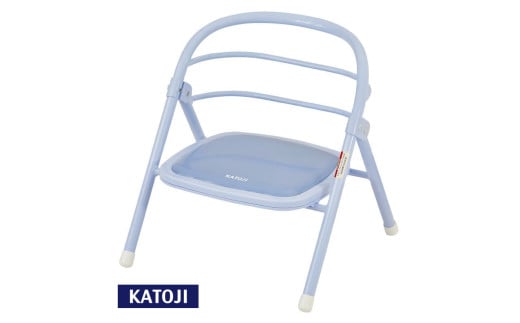 15-61_折りたたみパイプイス（ブルー）｜カトージ KATOJI ブランド 子育て 子ども 子供 椅子 コンパクト かわいい 豆イス 豆椅子 まめ椅子 小さい ブルー 青 折りたたみ 折り畳み