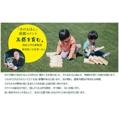 ふるさと納税 鳥取市 木のえほん6〜10巻セット(専用木箱付き) |  | 02
