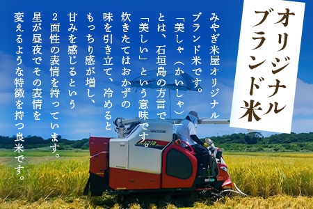 石垣島産 星の美(かい)しゃ 5kg みやぎ米屋【 日本一早い新米の産地 お米 産地直送 旬 ほしじるし 沖縄県 石垣市 送料無料 】MK-3