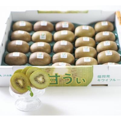 ふるさと納税 遠賀町 【先行受付】福岡限定!ブランドキウイ「甘うぃ(あまうぃ)」約3kg箱(24-33玉)(遠賀町) |  | 01