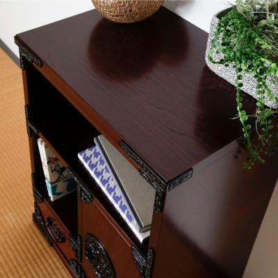 ふるさと納税 大川市 職人の技術を感じる伝統工芸品【吉野民芸60電話台】職人MADE大川家具『境木工』 |  | 01