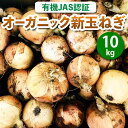 【ふるさと納税】[有機JAS認証] オーガニック新玉ねぎ 10kg 「2025年6月中旬より順次発送」｜先行予約 数量限定 期間限定 新たまねぎ タマネギ 玉葱 たまねぎ 産地直送 農家直送 有機野菜 国産 群馬県産 甘楽町産 [0211]