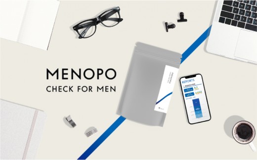 MENOPO CHECK（ホルモン検査キット）男性版【ホルモン バランス 検査キット 簡単 更年期 不調 メノポチェック サポート】