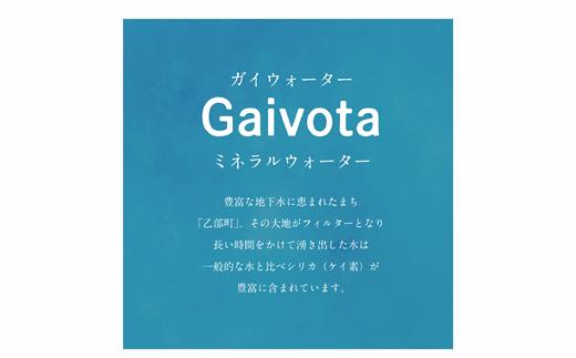 ＜Gaivota 1箱(500ml×24本/箱)+1箱(2L×6本/箱)＞北のハイグレード食品 天然シリカ水 ミネラルウォーター 軟水