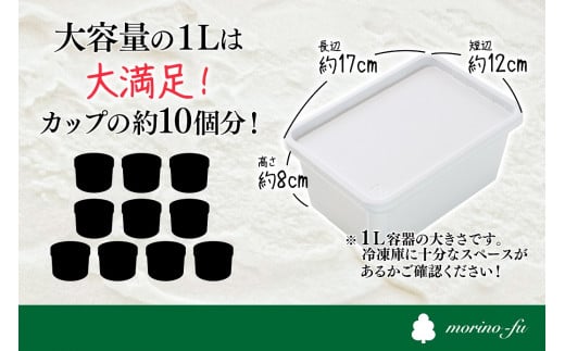 5種類から選べるアイスセット（1L×2個）《もりのふうアイス》＜1.2-22＞アイス アイスクリーム デザート おやつ 宮崎県西都市