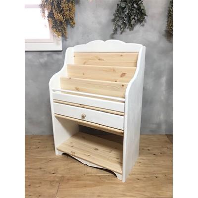 ふるさと納税 茅野市 メーベルヒナナ 木製 ブックシェルフ 絵本棚 ナチュラル |  | 02