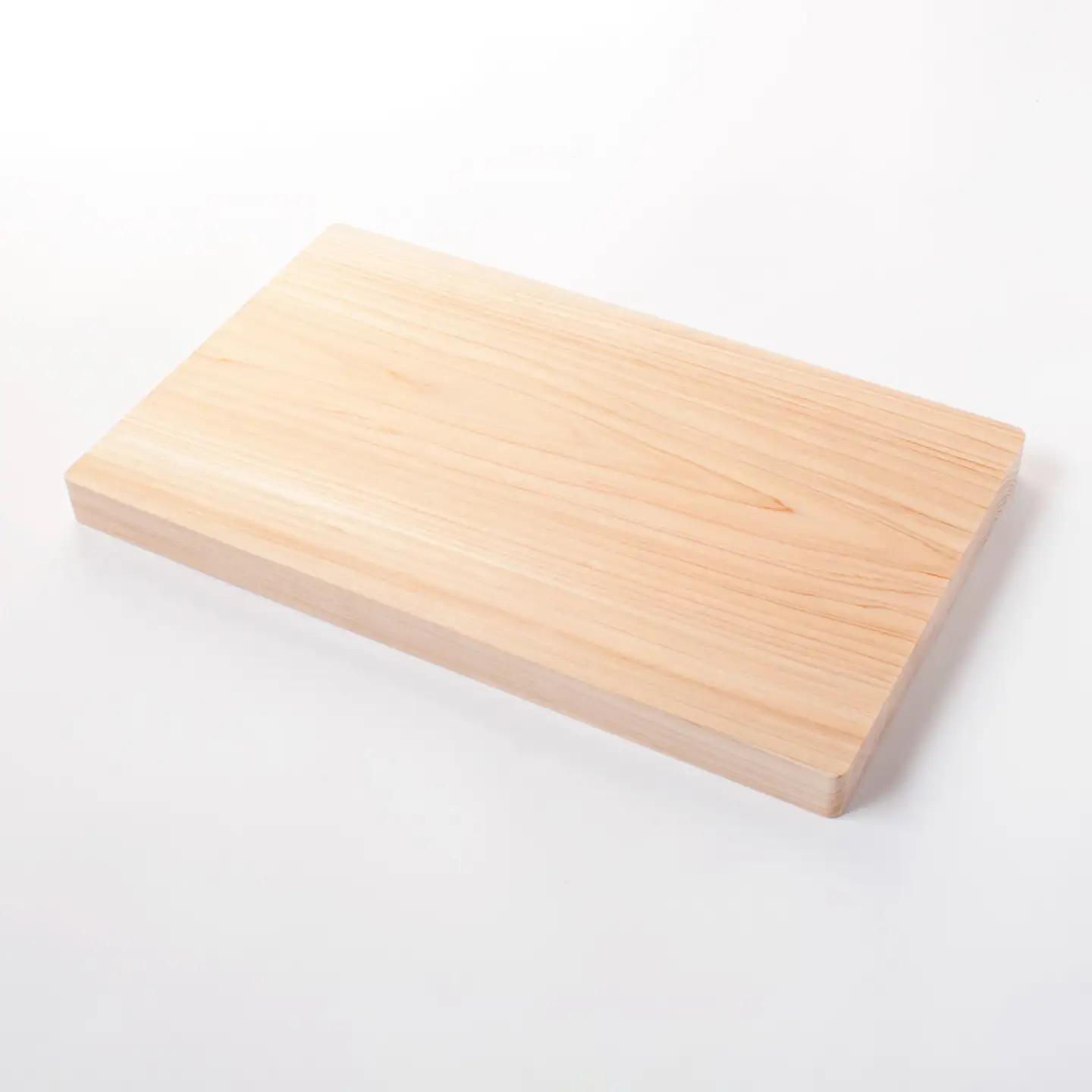 【疲れにくく、刃にやさしい】 ヒノキのまな板（厚口　2L）＜吉永製作所＞[CDW015]