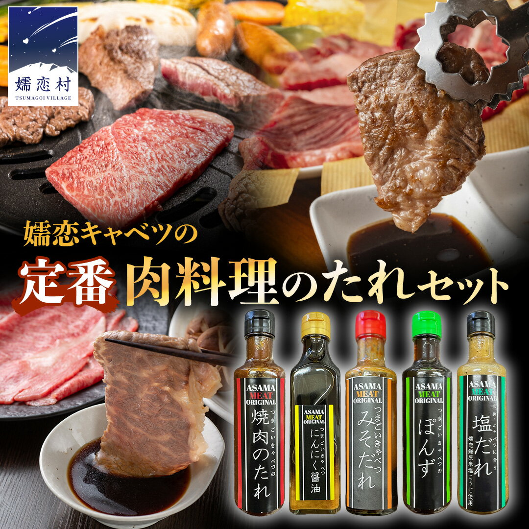 【ふるさと納税】 【 年内お届け 12/8入金確認分まで】 定番 肉料理のたれ 詰め合わせ 5種 × 1本 (計 5本 ) 調味料 国産 加工品 万能調味料 人気 焼き肉 タレ おすすめ 特製たれ 食べ比べ バーベキュー キャンプ おすそ分け