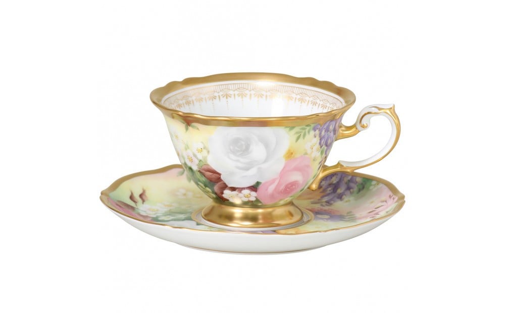 
            【手描き】TheOkura花園カップ&ソーサー＜大倉陶園＞
          