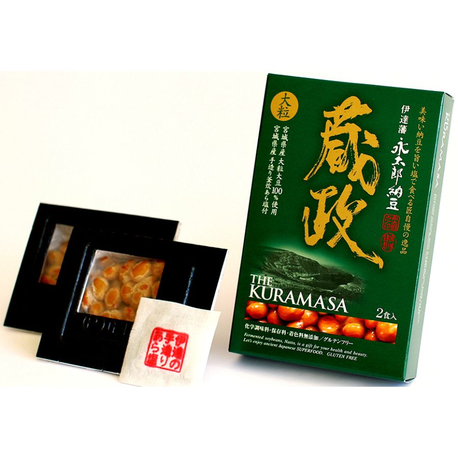 ＜グリーンパール納豆本舗＞伊達藩 全国受賞納豆３品詰合せ(大粒×4箱、小粒×4箱、政宗公×2箱)