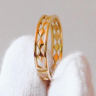 ふるさと納税 山梨県 K10YG Fidel リング(サイズ11号) |  | 02