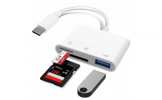 
                  Hanx-Tech USB-C SDカードリーダー HT-CS55WY
                