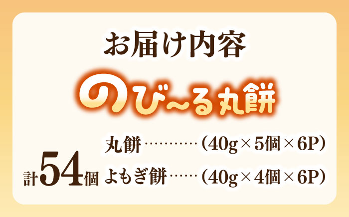 【手作りつきたて急速冷凍】佐賀県産もち米100%自慢の杵つき丸白餅30個＆粒あん入よもぎ餅24個セット(冷凍) / 佐賀県 / 山代ガス株式会社 旬菜舎 [41AABM032]
