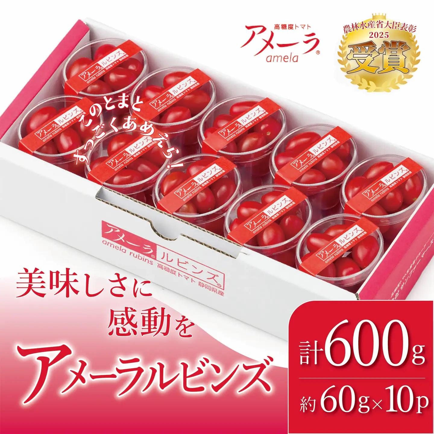 【先行予約】ミニトマト アメーラルビンズ 約60g×10P トマト