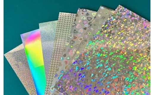 ホログラムタックフィルム　A4サイズ　5枚入り