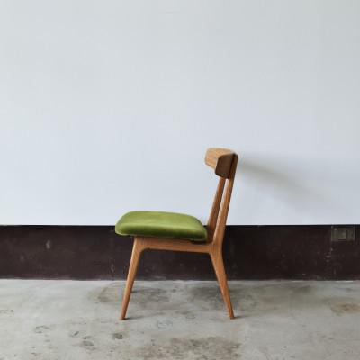 ふるさと納税 小野市 ダイニングチェア　01　オーク　モケットグリーン |  | 02