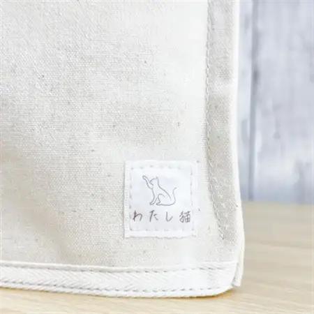 【猫目バッグ】わたし猫・帆布トートバッグ(大)/カッパー_装飾品・工芸品 トートバッグ・ショルダーバッグ 鞄・バッグ かばん カバン_【1545649】
