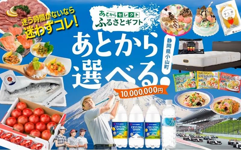 あとからセレクト 【 ふるさとギフト 】 10,000,000円分｜ あとから選べる ギフト ポイント 専用サイト 交換  駆け込み 特産品 アイリスオーヤマ シモンズ サーモン 牛肉 ギフト券 チケット ゴルフ