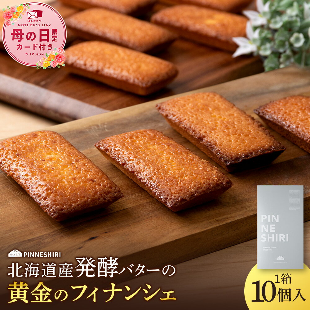 【ふるさと納税】 黄金のフィナンシェ 10個フィナンシェ 洋菓子 お菓子 スイーツ ハチミツ 蜂蜜 発酵 バター 道の駅 ふるさと納税 北海道 中頓別町