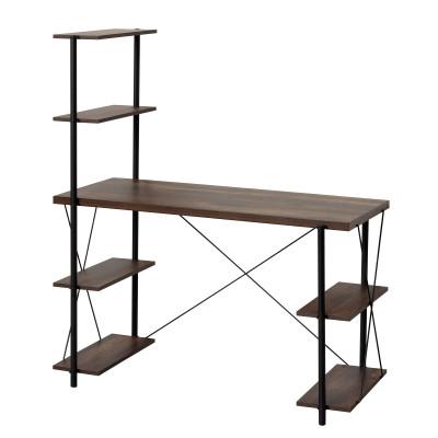 ふるさと納税 海南市 らくらく組立ラックデスク　ダークブラウン |  | 02