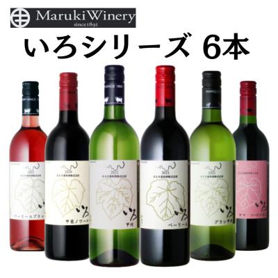 ふるさと納税 甲州市 〜まるき葡萄酒〜いろシリーズ満喫6本セット