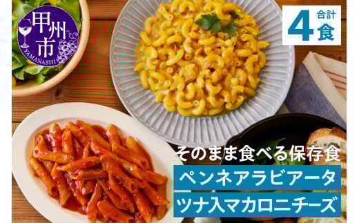 【TSP024】そのまま食べる保存食4袋 2種✕各2袋（テーブルストック）B12-311