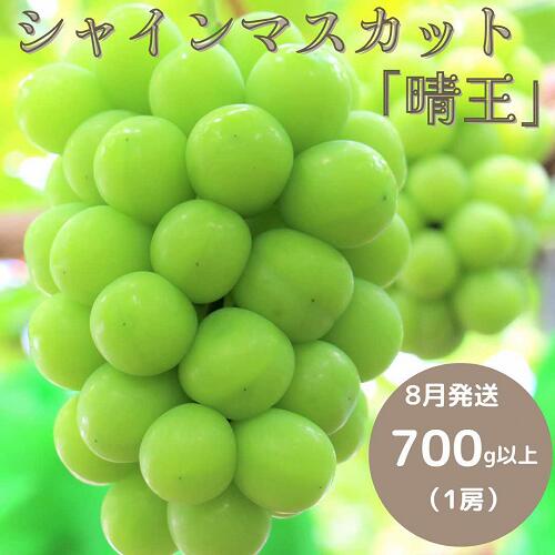 【ふるさと納税】 岡山県 勝央町産 ぶどう シャインマスカット 700g以上 (1房) ＜8月発送＞ _A10