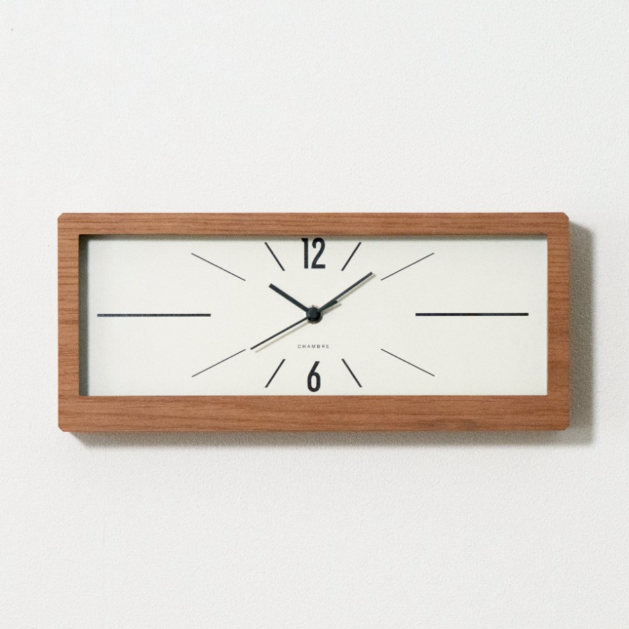 ＜Chambre＞LINEAR CLOCK ムク