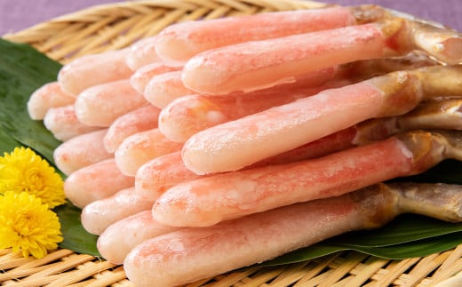 生ずわい蟹 フルポーション 約1.0kg（20～25本✕2袋）【2026年4月発送】｜ 蟹 かに ズワイガニ ポーション 鍋 大阪府 阪南市
