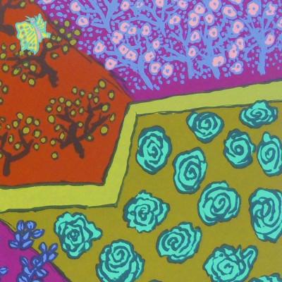 ふるさと納税 松田町 田島征三のシルクスクリーン版画「蝶を追う少女」 |  | 03